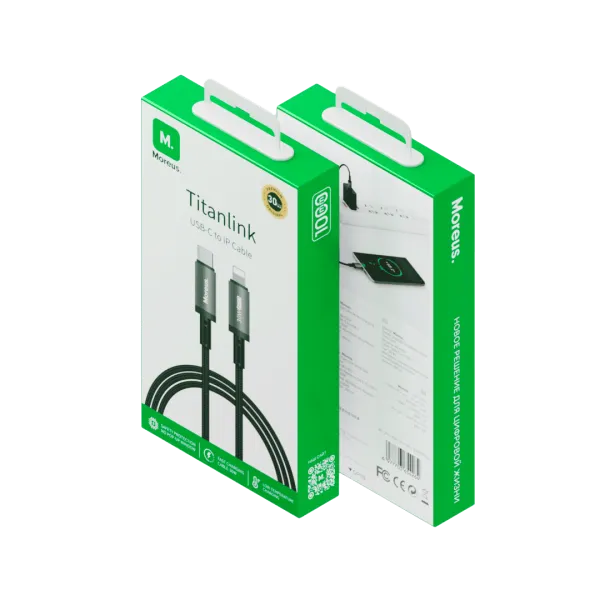 Кабель Moreus Titanlink USB-C to Lightning