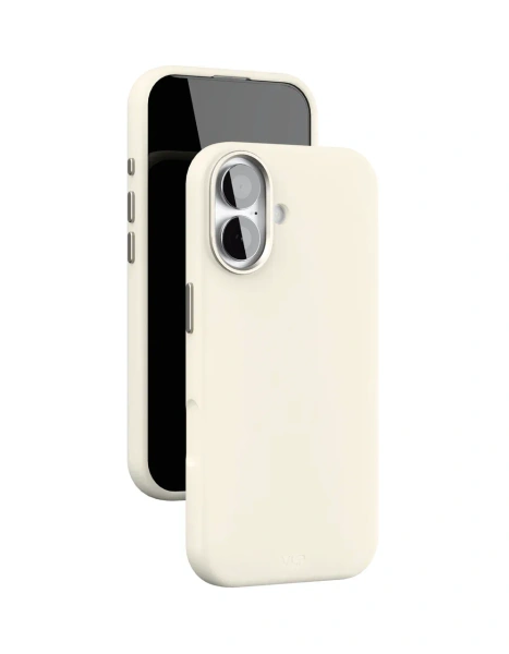 Чехол защитный VLP Aster Pro Case с MagSafe для iPhone 17, белый